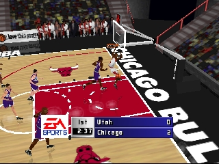 NBA Live 99 (Europe) (En,Fr,De,Es,It) In game screenshot